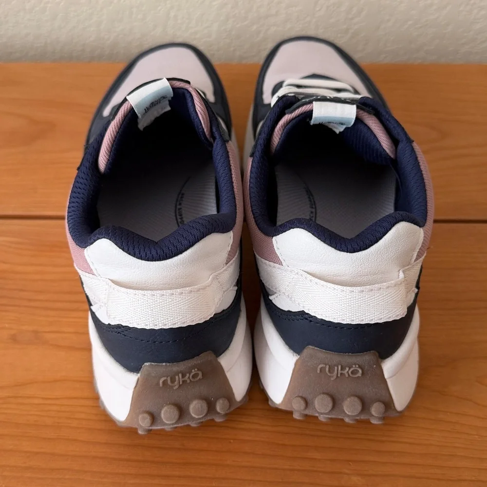 Ryka Athletic Shoes in Light Pink and Dark Blue - Picture 3 of 8